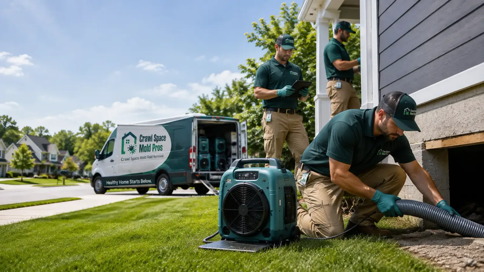 Crawl Space Mold Removal in Stanton, ND